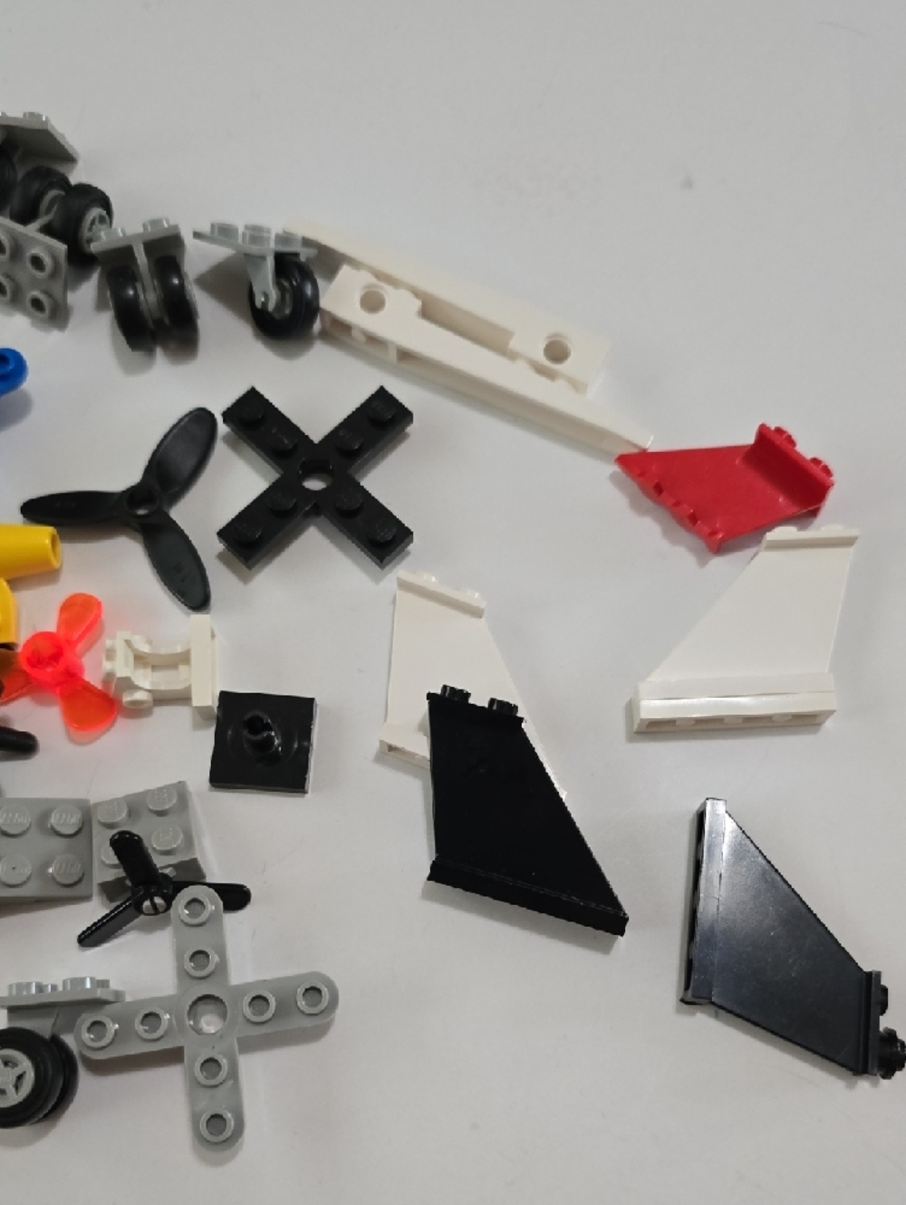 LEGO Assorted Kids Toy Plane Parts - White, Black, Blue, Red, Yellow - Picture 3 of 3